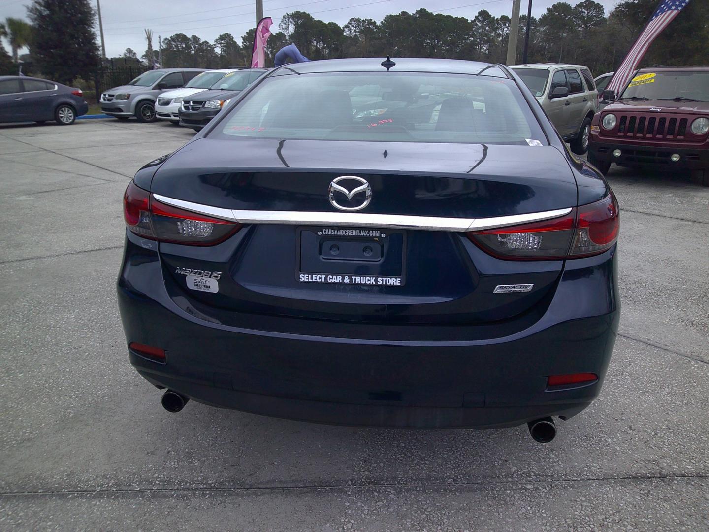 2017 BLUE MAZDA MAZDA6 TOURING (JM1GL1V54H1) , located at 390 Hansen Avenue, Orange Park, FL, 32065, (904) 276-7933, 30.130497, -81.787529 - Photo#3